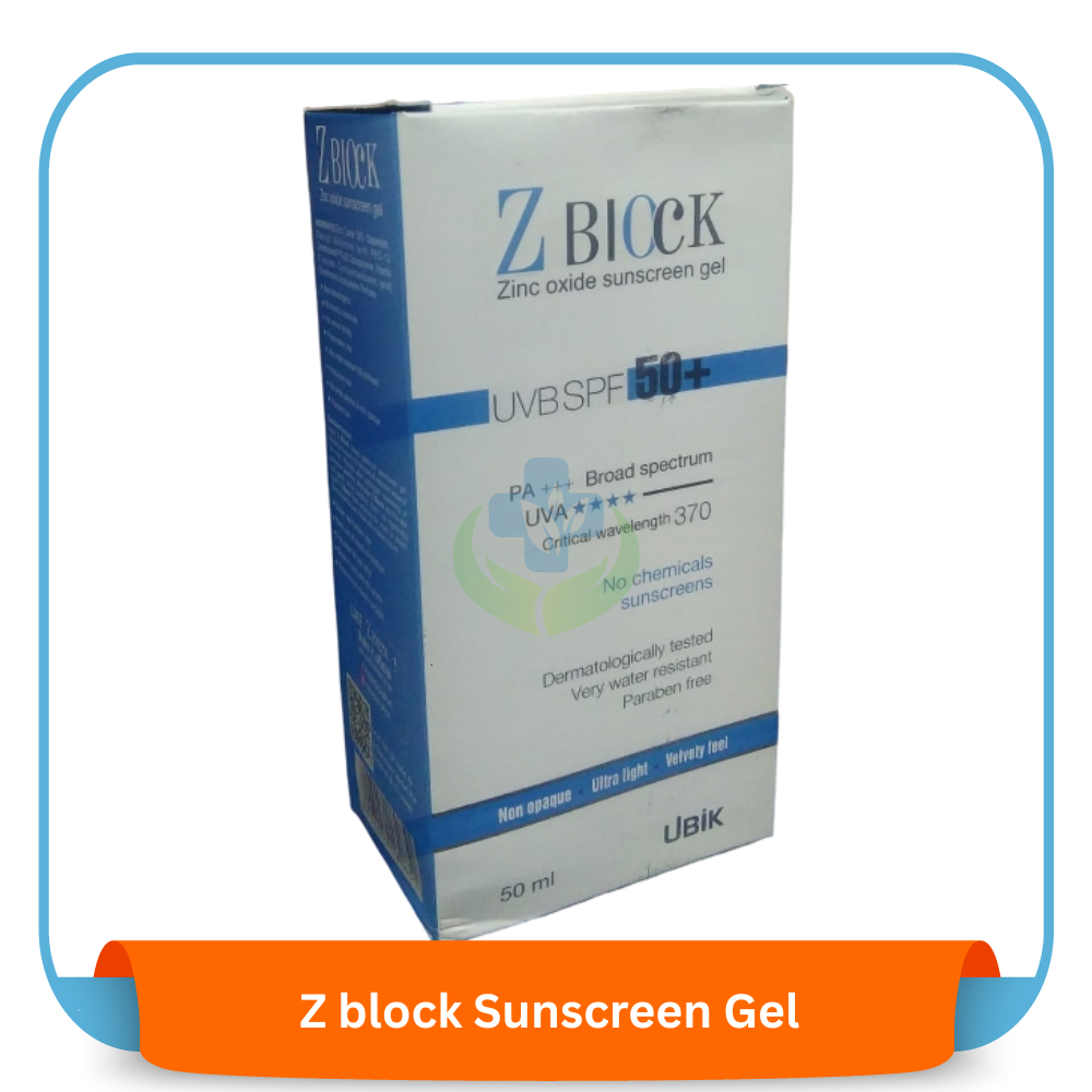 Zblock Sunscreen Gel 50 ml