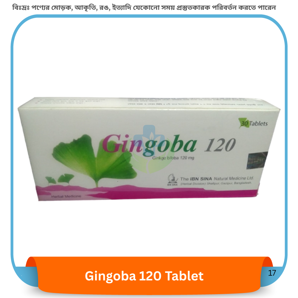 Gingoba 120 Tablet 30's pack